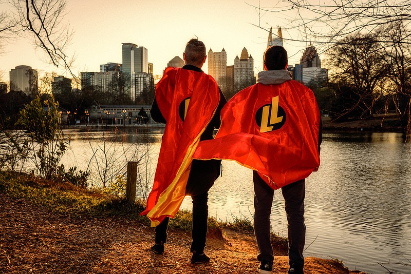 Epic Superheroes Look on Atlanta